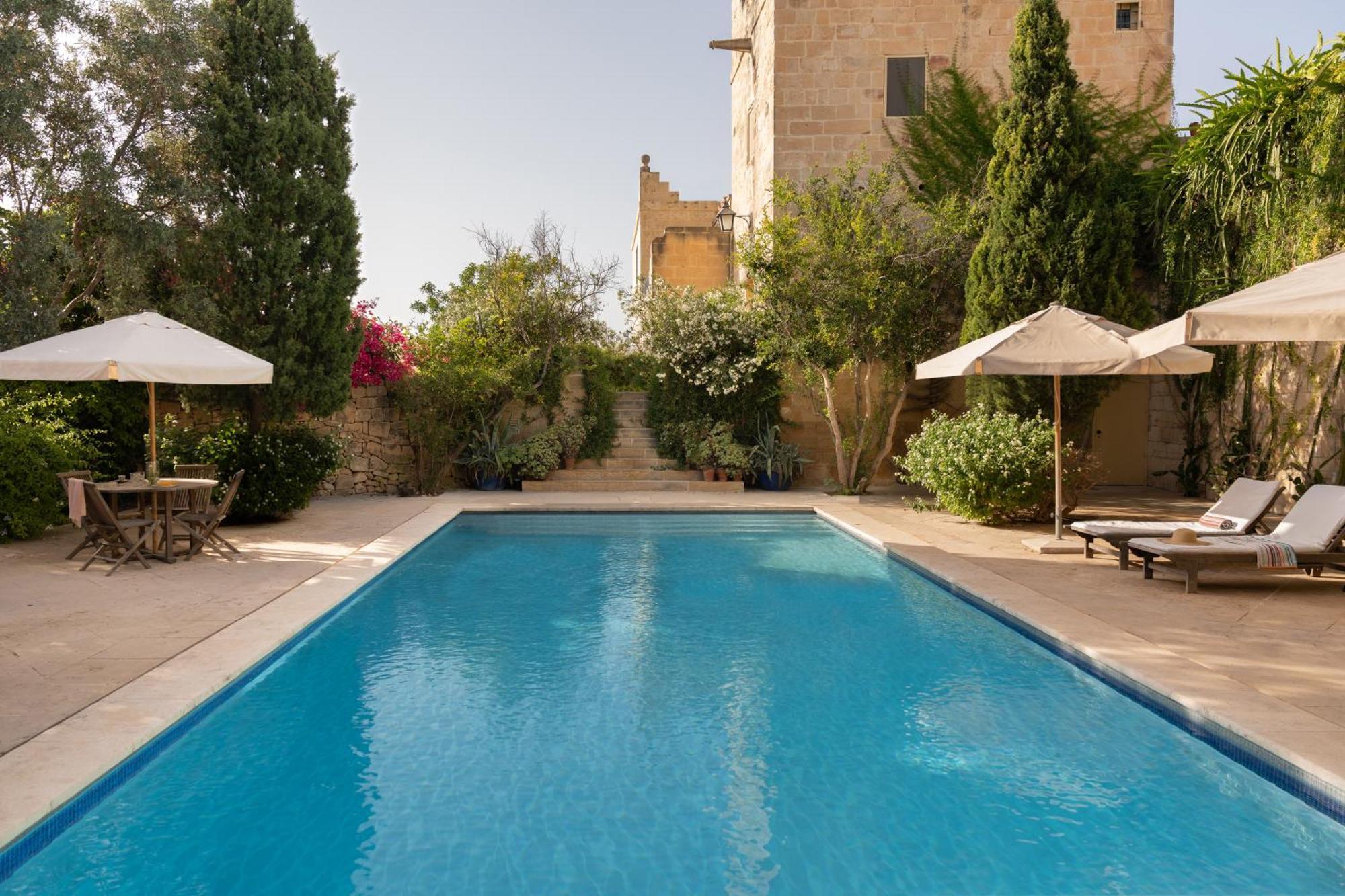 Casa San Rocco - Luxurious Grand 18Th C. Palace With Gardens & Pool Hal Ghaxiak Dış mekan fotoğraf